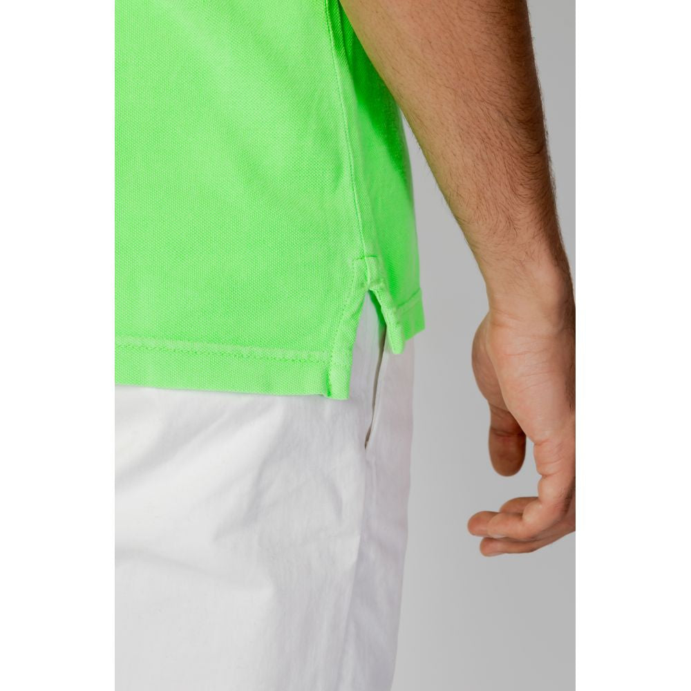 U.S. POLO ASSN. Green Cotton Polo Men's Shirt