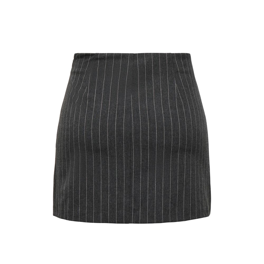 Only Gray Polyester Women's Skirt