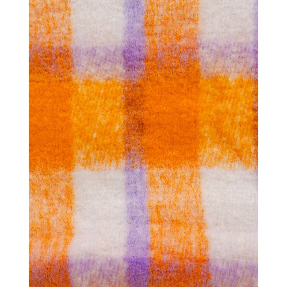 Only Orange Polyester Women's Scarf