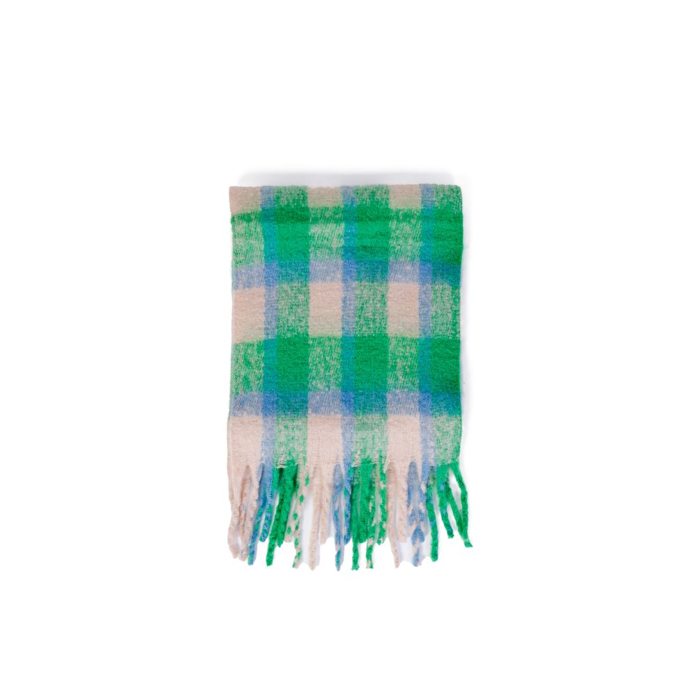 Only Green Polyester Women's Scarf