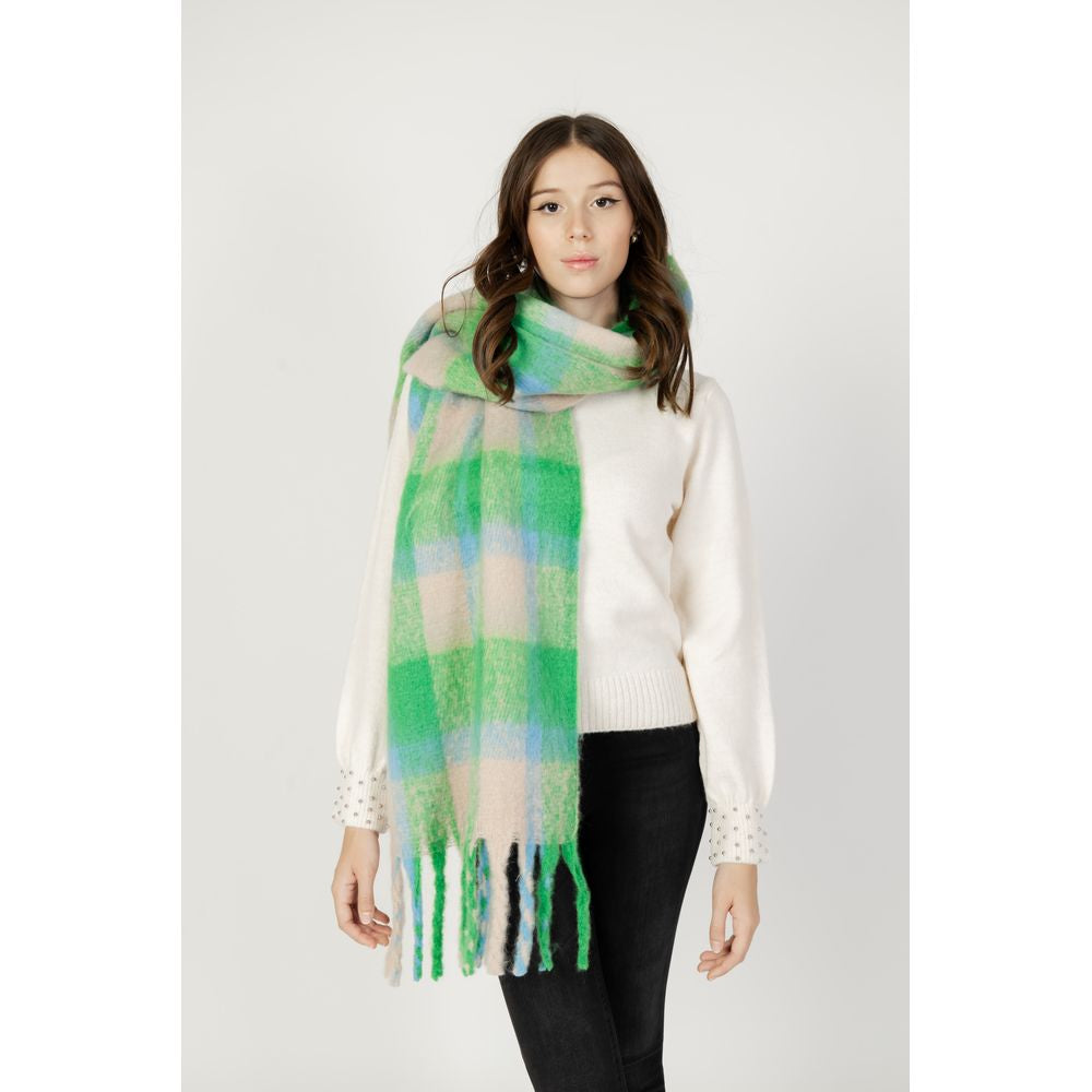 Only Green Polyester Women's Scarf
