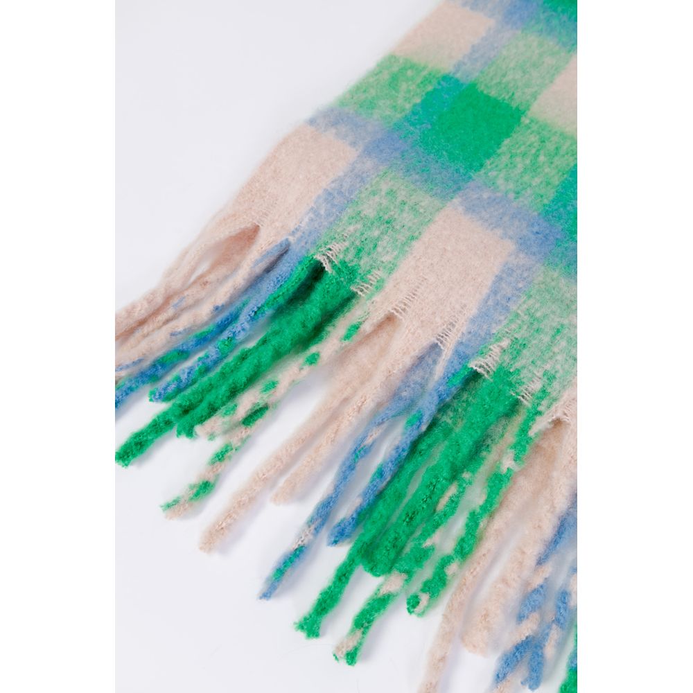 Only Green Polyester Women's Scarf