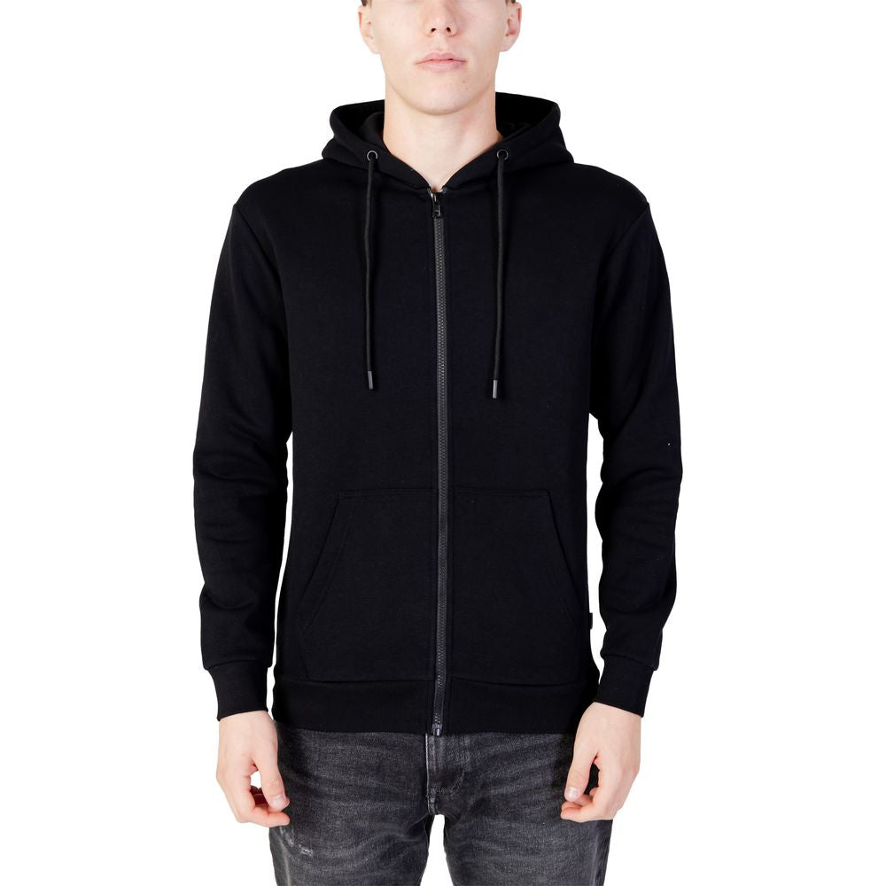 Jack Jones Black Polyester Men's Sweater
