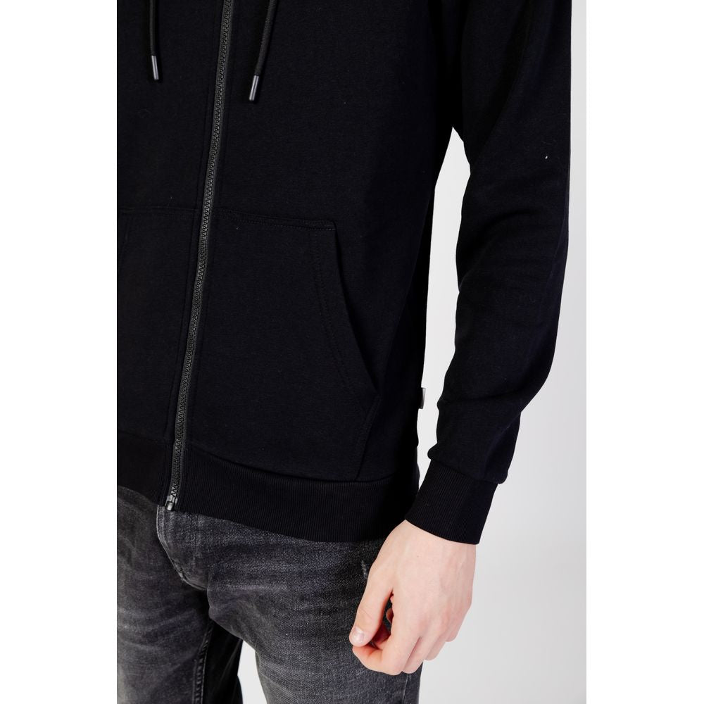 Jack Jones Black Polyester Men's Sweater