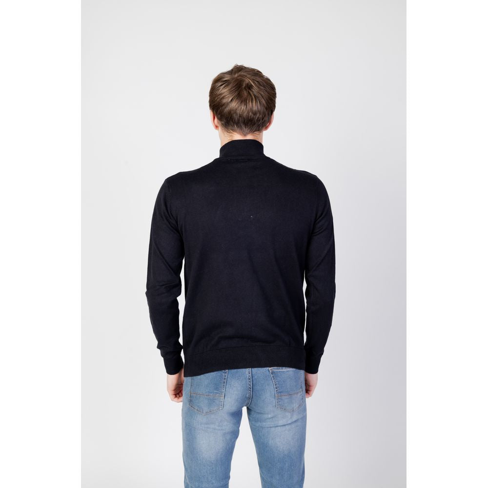 U.S. POLO ASSN. Black Cotton Men's Sweater