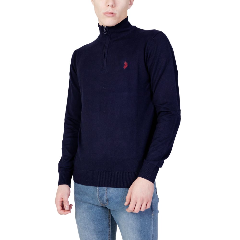 U.S. POLO ASSN. Blue Cotton Men's Sweater