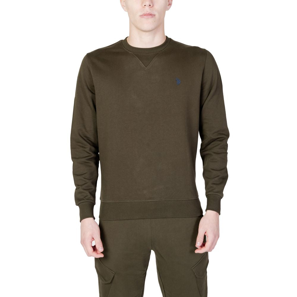 U.S. POLO ASSN. Green Cotton Men's Sweater