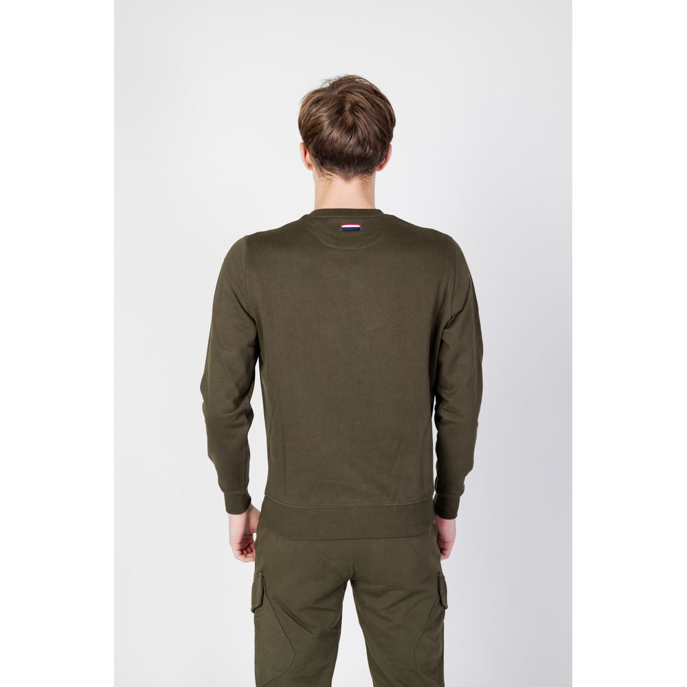 U.S. POLO ASSN. Green Cotton Men's Sweater