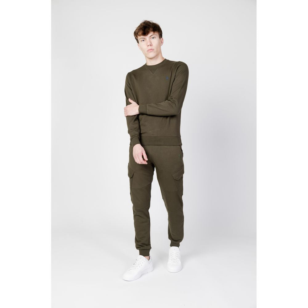 U.S. POLO ASSN. Green Cotton Men's Sweater
