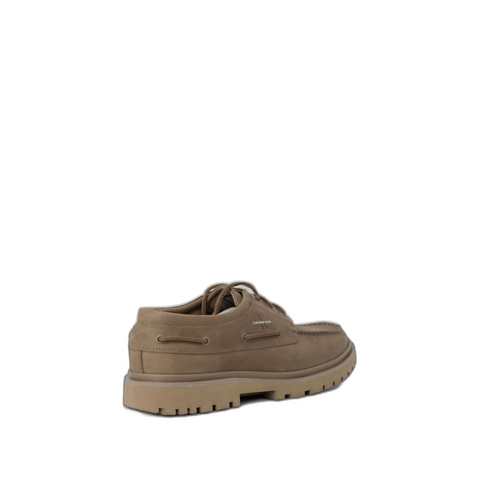 Calvin Klein Brown Leather Men's Casual