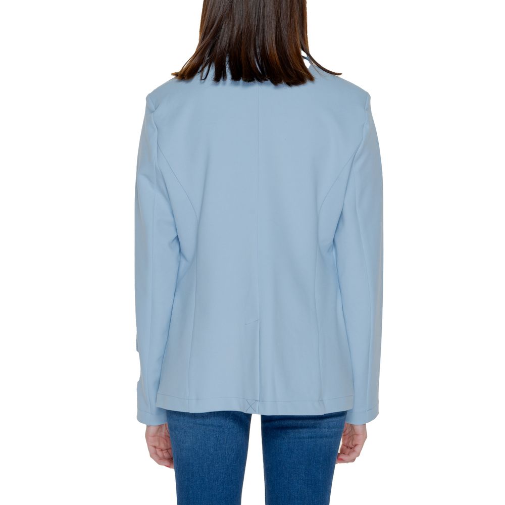 Only Blue Polyester Suits & Women's Blazer