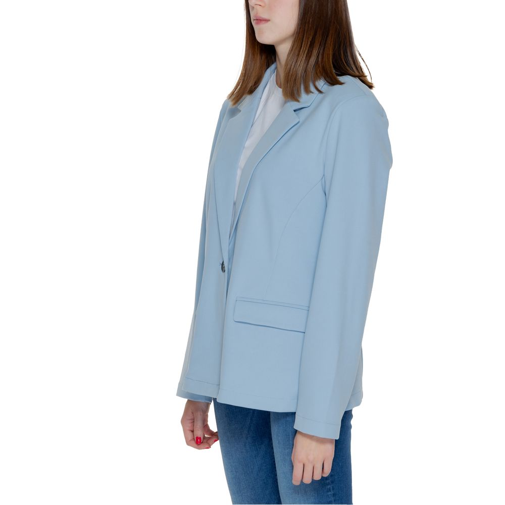 Only Blue Polyester Suits & Women's Blazer