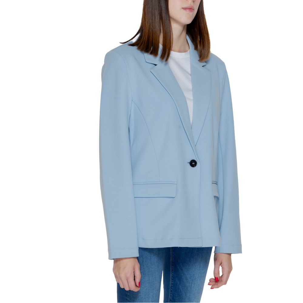 Only Blue Polyester Suits & Women's Blazer