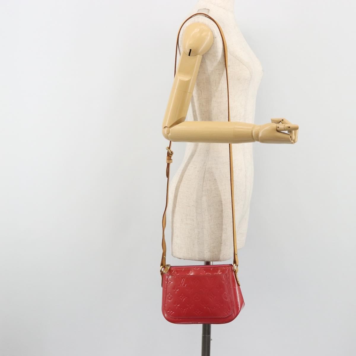 Louis Vuitton Minna Street Monogram Vernis Pink Patent_Leather Shoulder Bag Bag (Pre-Owned)