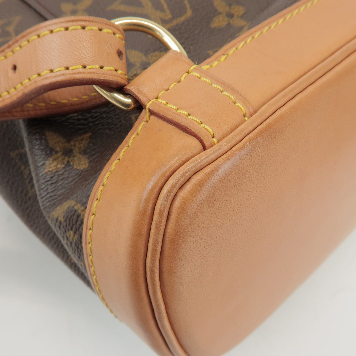 Louis Vuitton Vintage Montsouris Monogram Canvas Brown Canvas Backpack Bag (Pre-Owned)