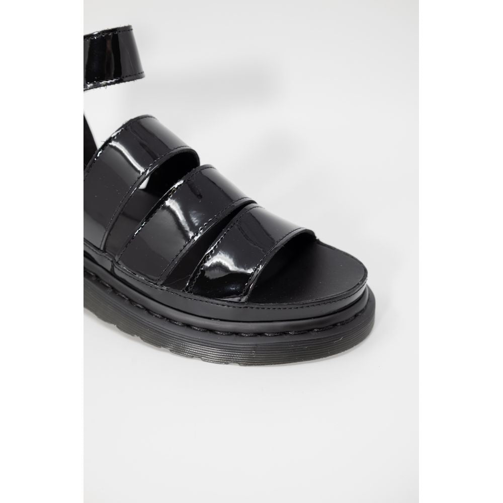 Dr. Martens Black Leather Women's Sandal