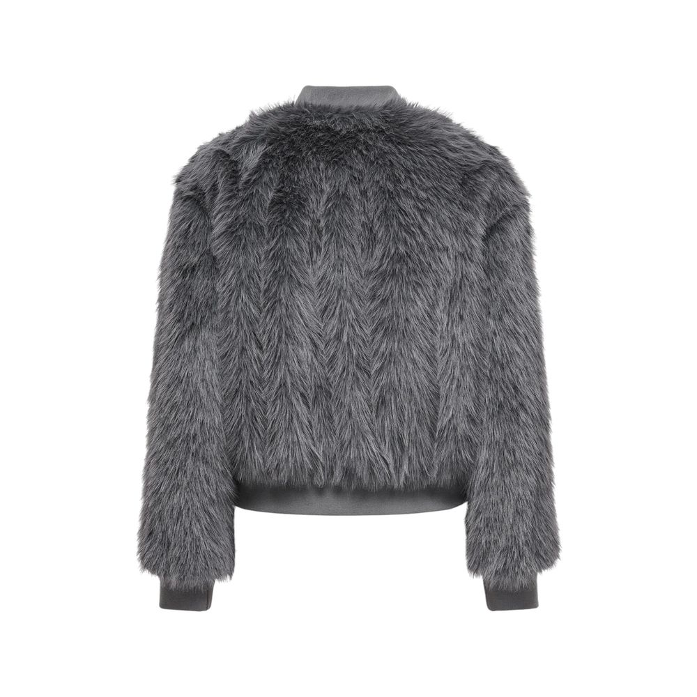 Only Gray Polyester Jackets & Women's Coat