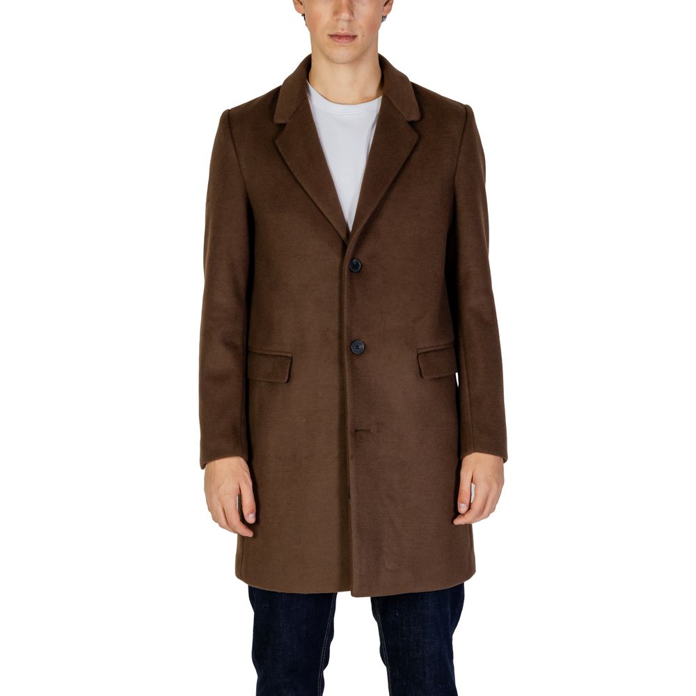 Antony Morato Brown Polyester Men's Jacket