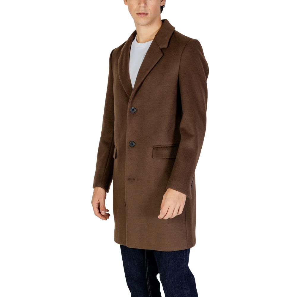 Antony Morato Brown Polyester Men's Jacket
