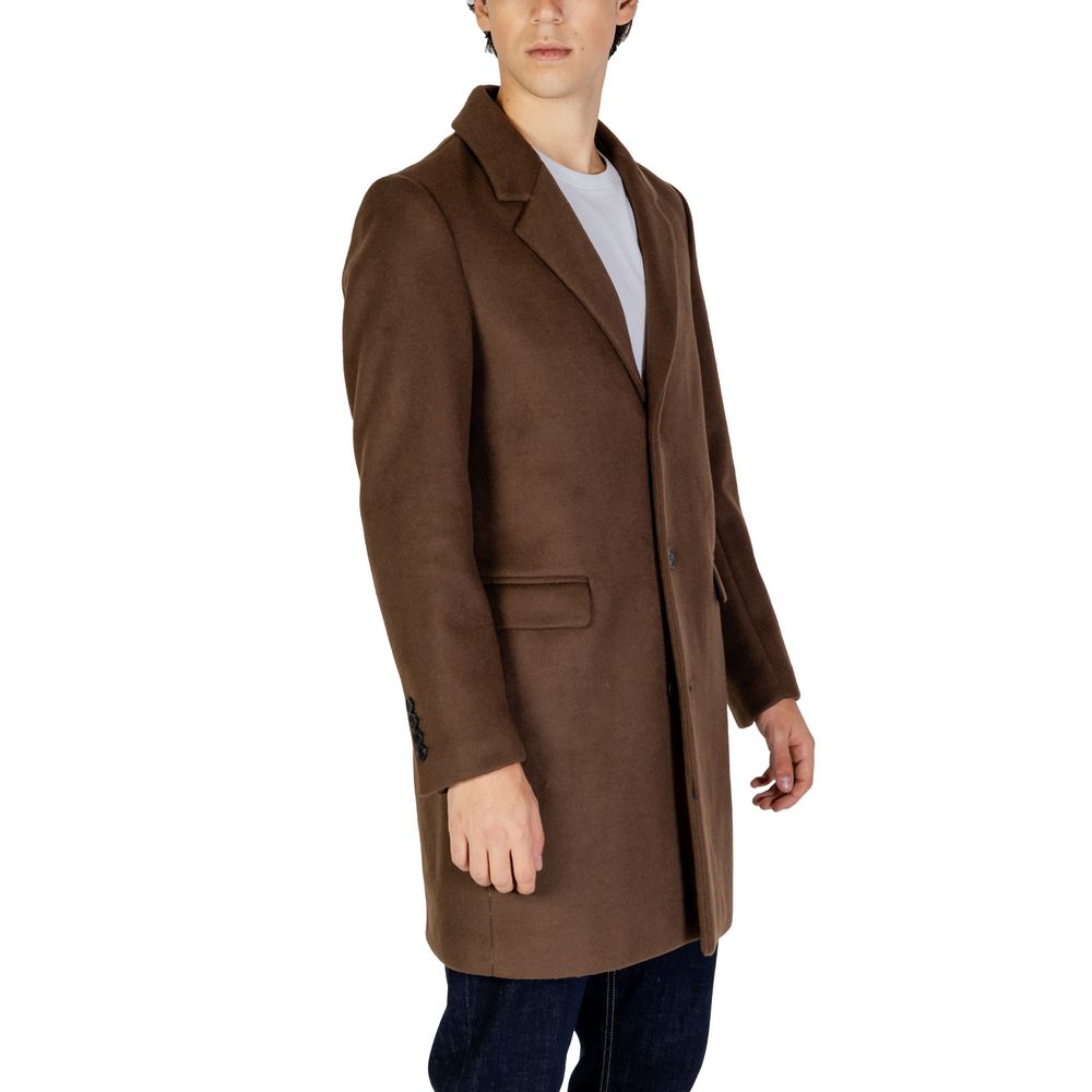Antony Morato Brown Polyester Men's Jacket