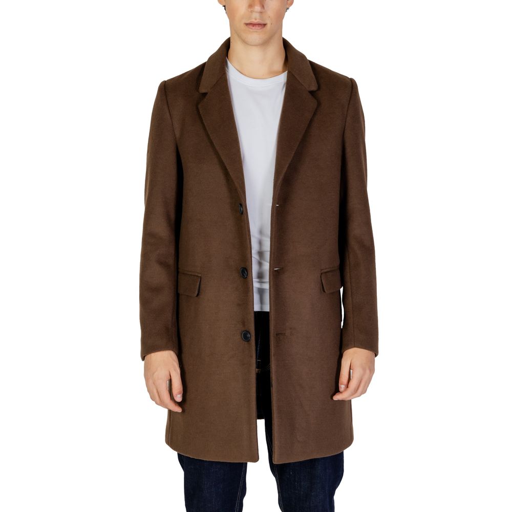 Antony Morato Brown Polyester Men's Jacket