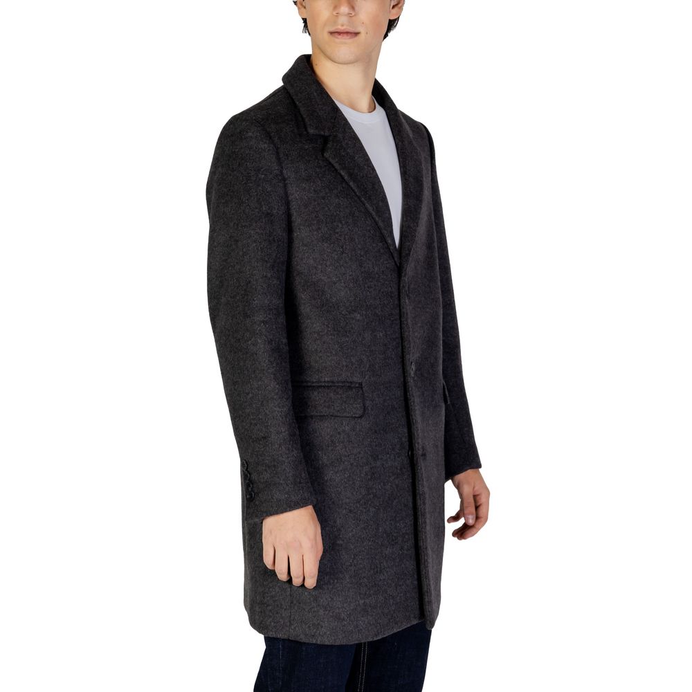 Antony Morato Gray Polyester Men's Jacket