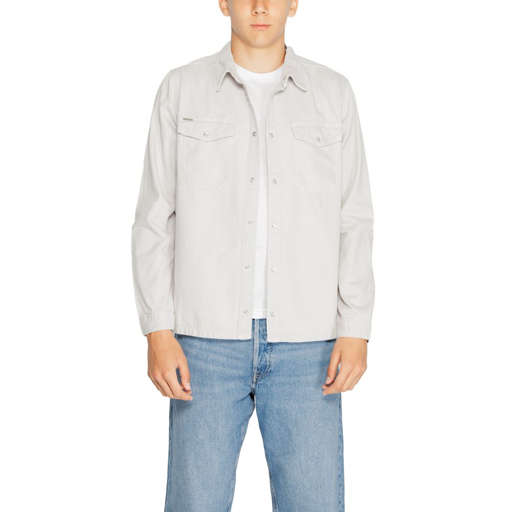 Antony Morato Gray Cotton Men's Shirt