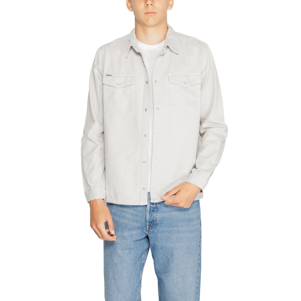 Antony Morato Gray Cotton Men's Shirt
