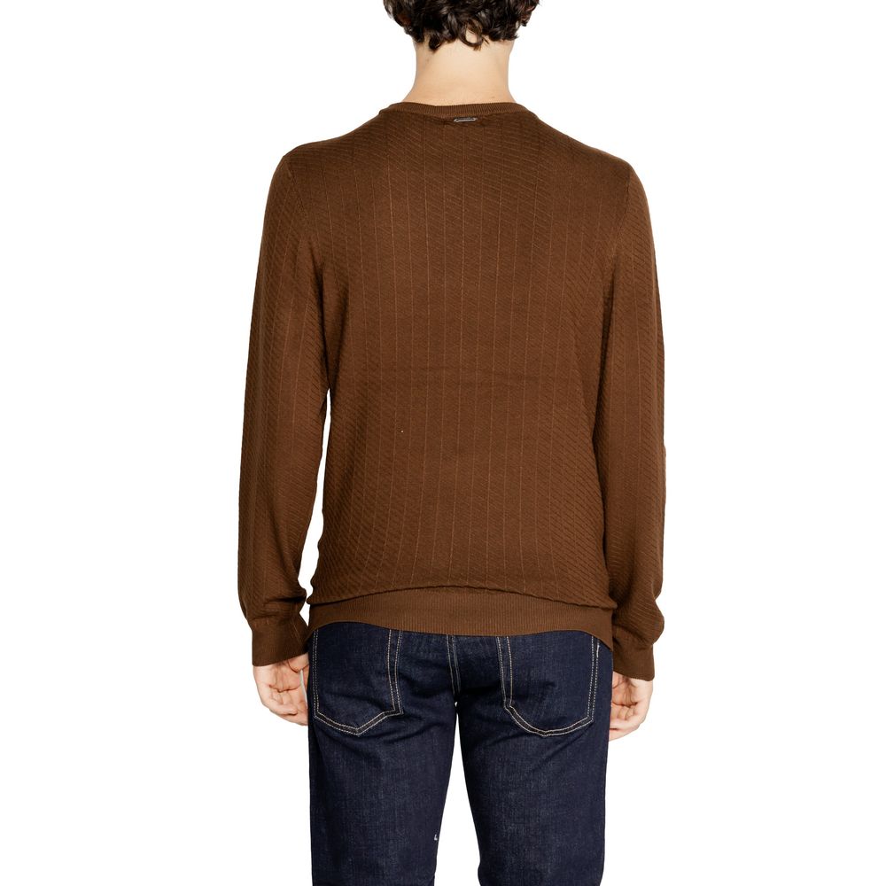 Antony Morato Brown Viscose Men's Sweater