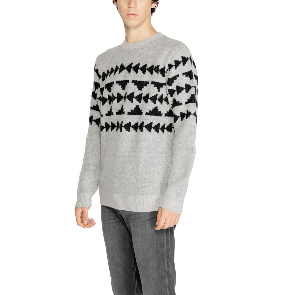 Antony Morato Gray Acrylic Men's Sweater