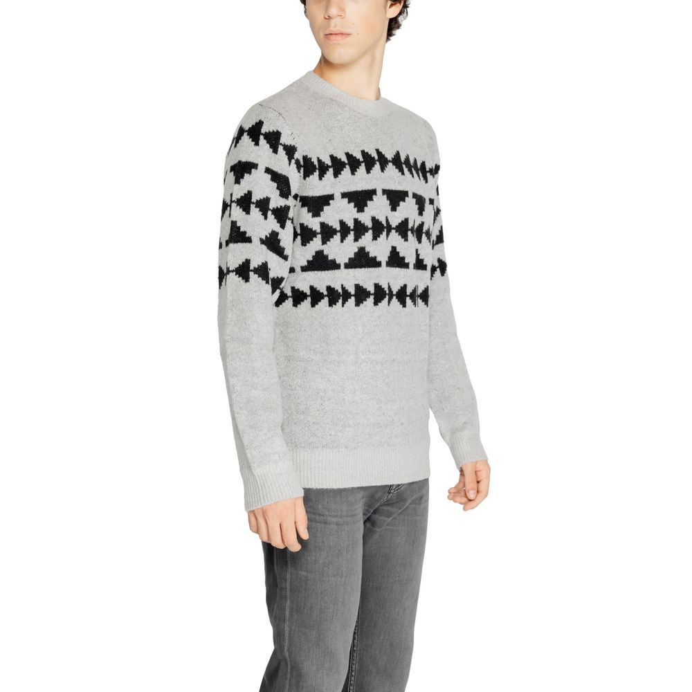 Antony Morato Gray Acrylic Men's Sweater