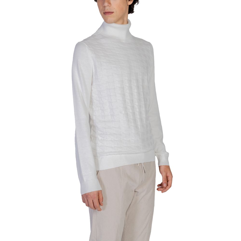 Antony Morato White Cotton Men's Sweater