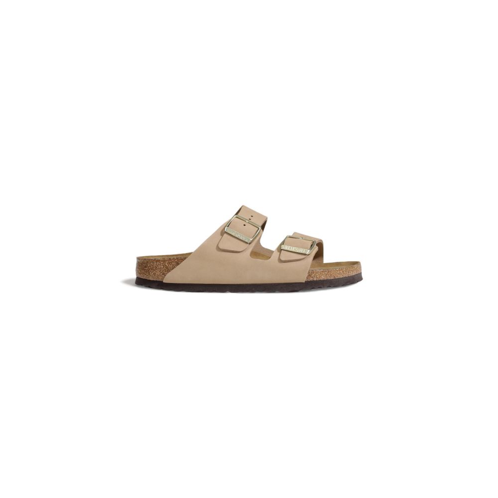 Birkenstock Beige Nubuc Leather Women's Sandal