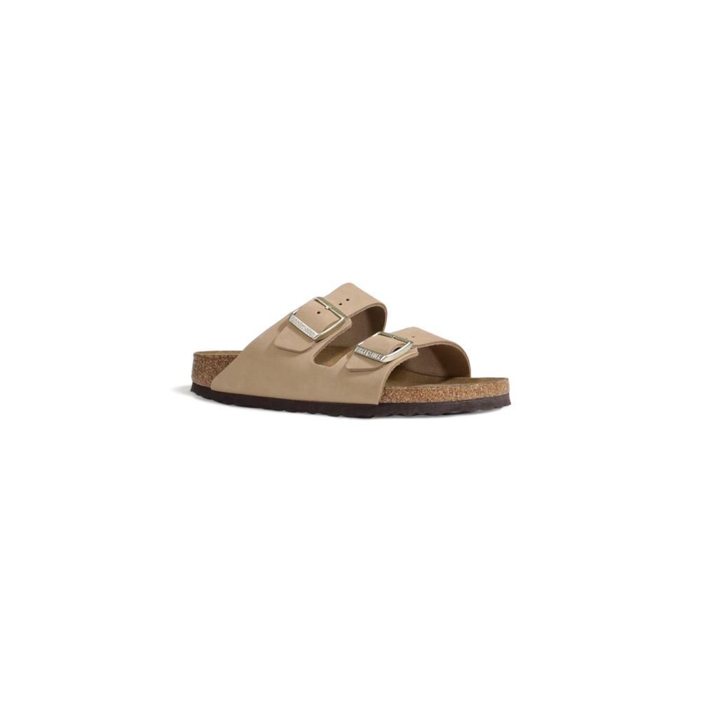 Birkenstock Beige Nubuc Leather Women's Sandal