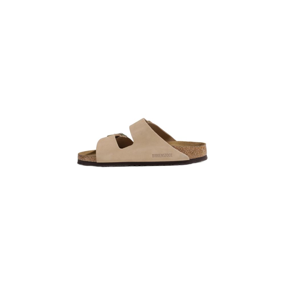 Birkenstock Beige Nubuc Leather Women's Sandal