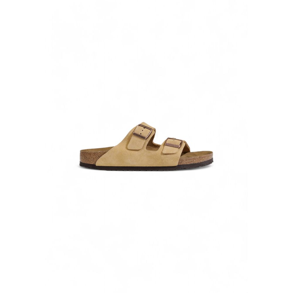Birkenstock Beige Suede Leather Women's Sandal
