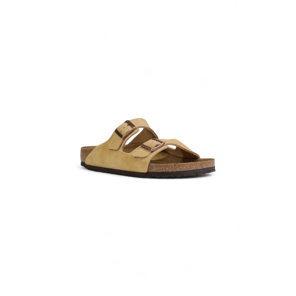 Birkenstock Beige Suede Leather Women's Sandal