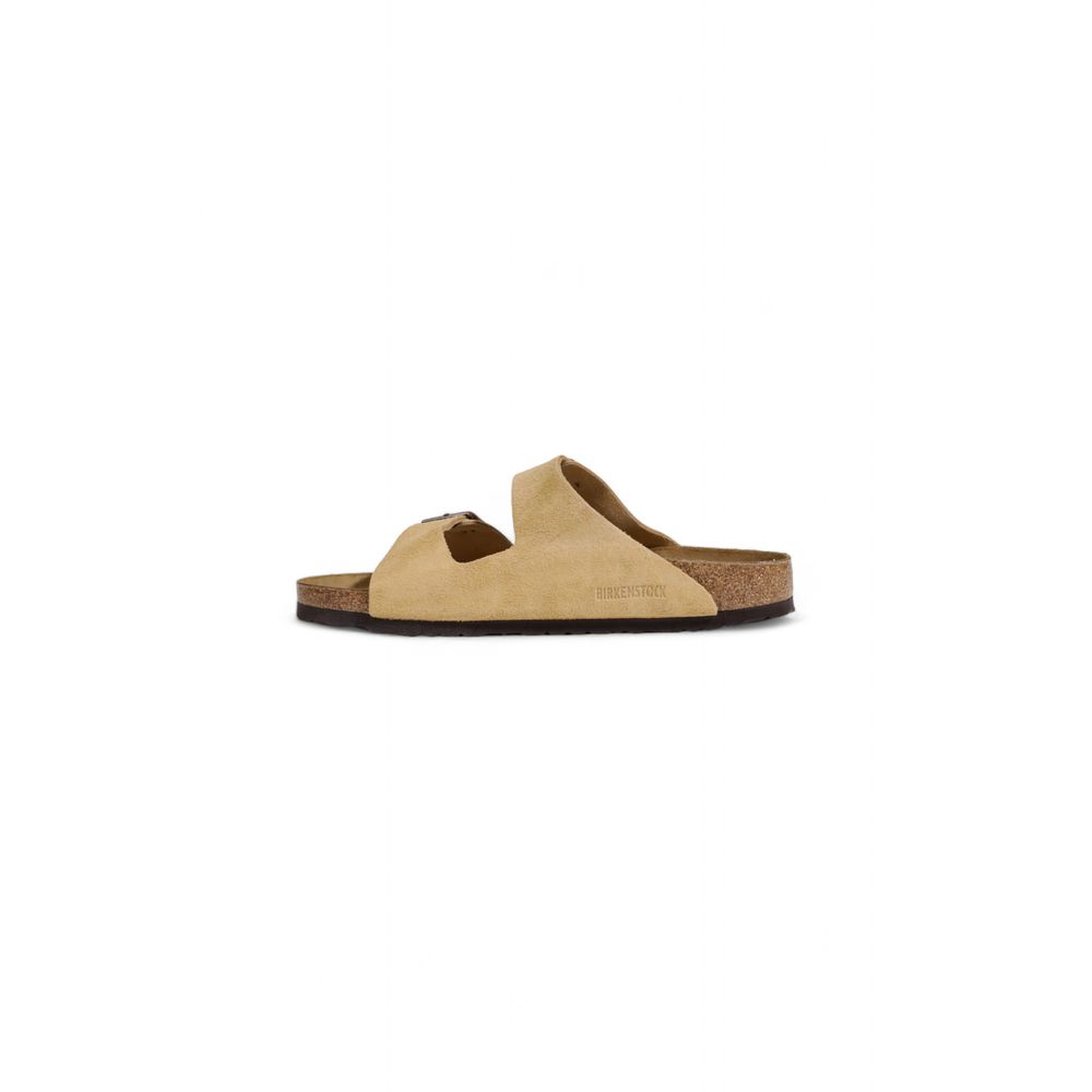 Birkenstock Beige Suede Leather Women's Sandal