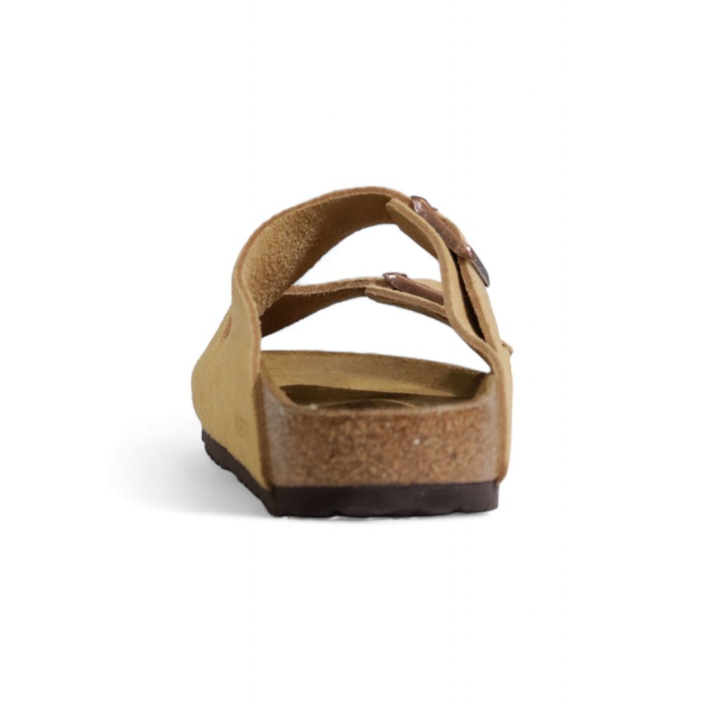 Birkenstock Beige Suede Leather Women's Sandal