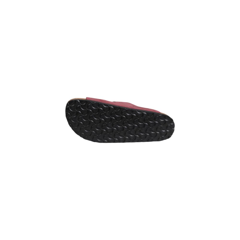 Birkenstock Pink Nubuc Leather Women's Sandal