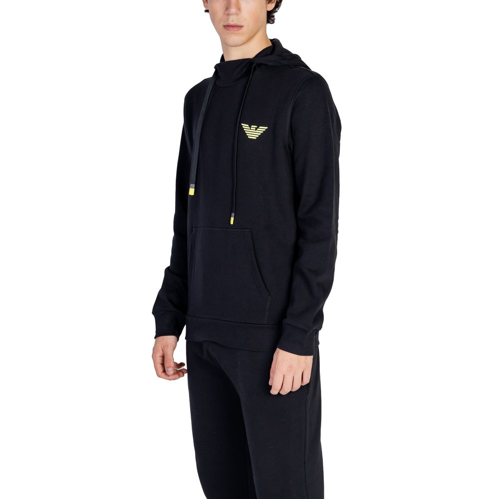 Emporio Armani Underwear Black Cotton Men's Sweater