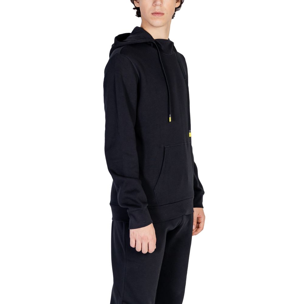 Emporio Armani Underwear Black Cotton Men's Sweater