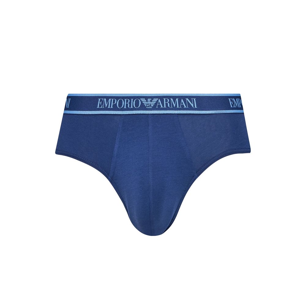 Emporio Armani Underwear Blue Cotton Men's Underwear
