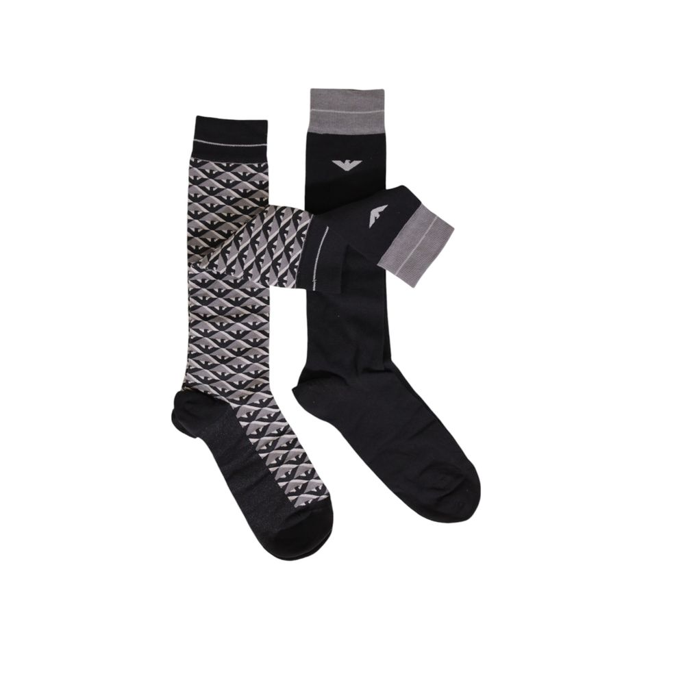 Emporio Armani Underwear Gray Cotton Men's Sock