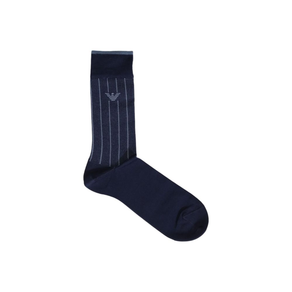 Emporio Armani Underwear Blue Cotton Men's Sock