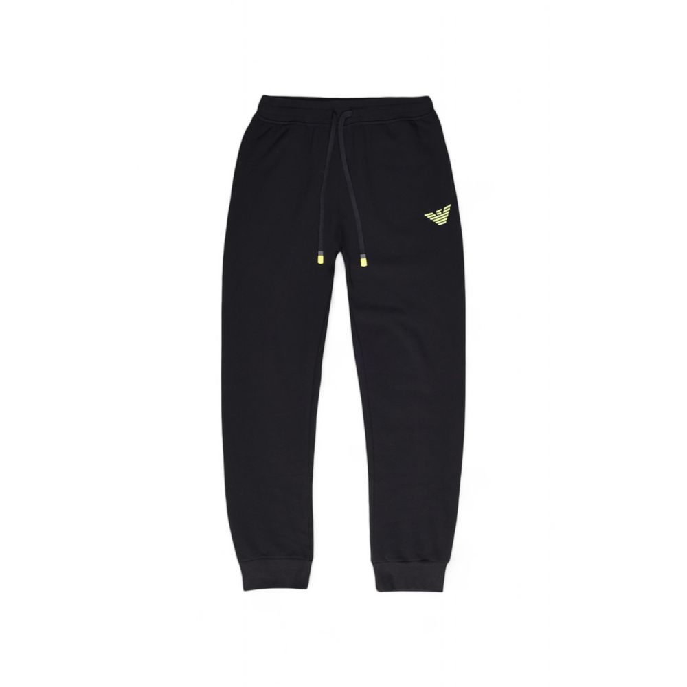 Emporio Armani Underwear Black Cotton Jeans & Men's Pant