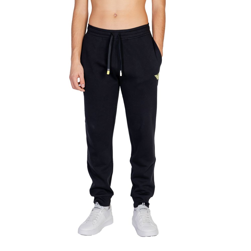 Emporio Armani Underwear Black Cotton Jeans & Men's Pant