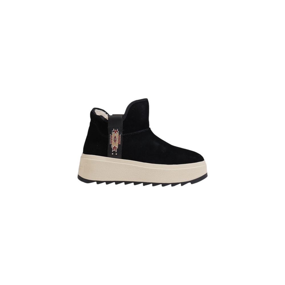 ASH Black Suede Leather Ankle Women's Boots