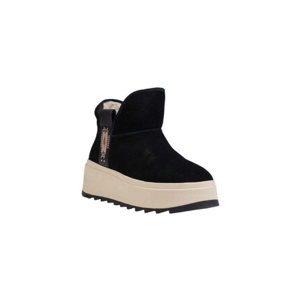 ASH Black Suede Leather Ankle Women's Boots
