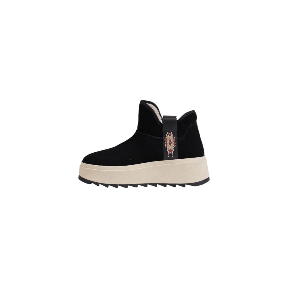 ASH Black Suede Leather Ankle Women's Boots